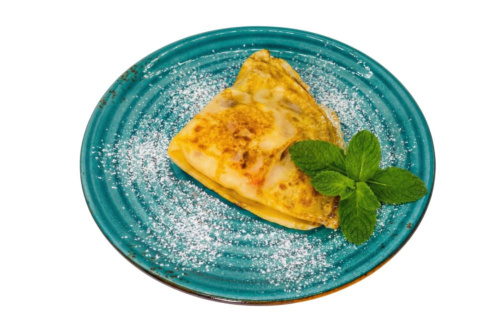 Блинчик с яблоком и корицей